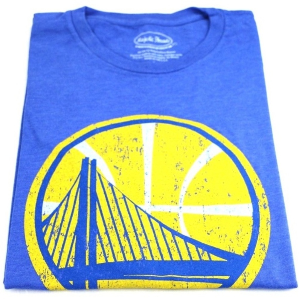 Golden State Warriors Large Logo Crewneck T-Shirt